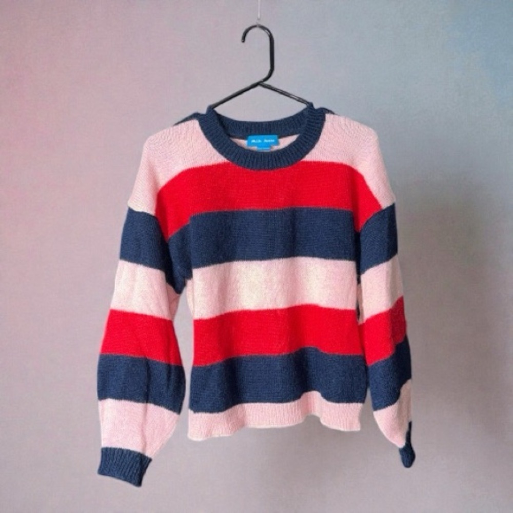 M.i.h Jeans Jackson Mohair Sweater in Multi Stripe Size Small - Picture 5 of 8